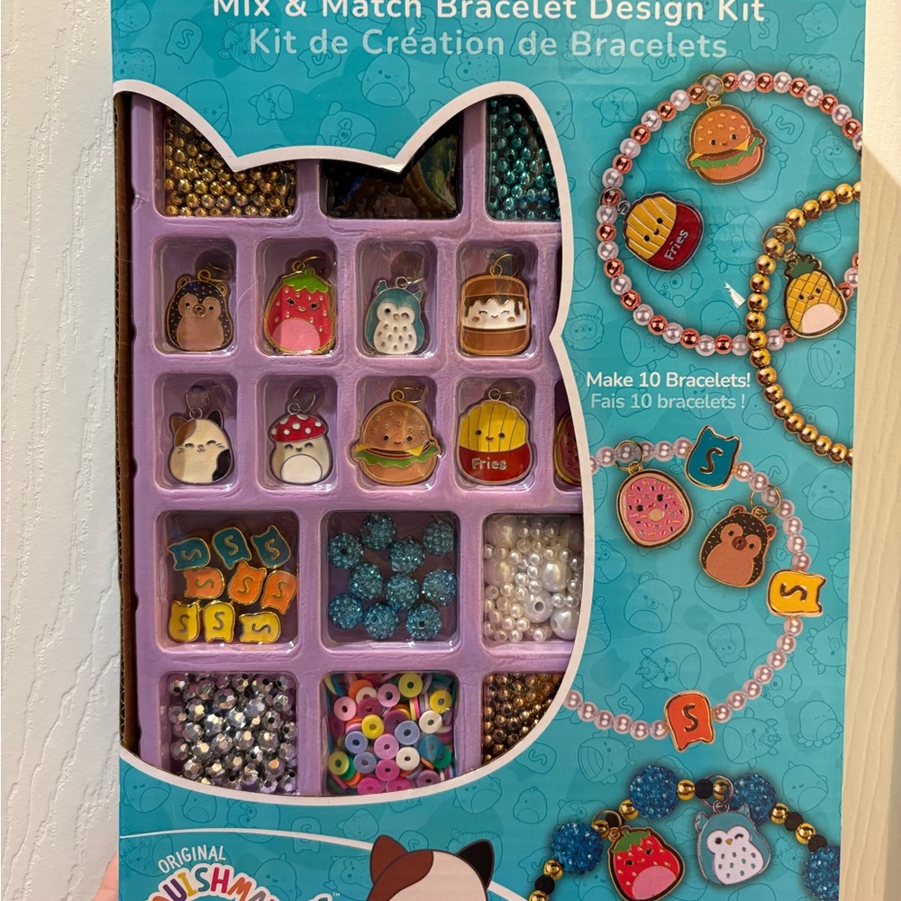 Squishmallow Mix & Match Bracelet Design Kit with Charms, BNIB